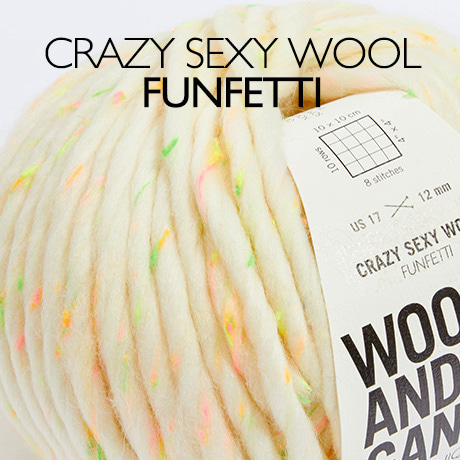 Crazy swxy wool FUNFETTI(100%wool)