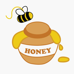 꿀벌,꿀통 니트 아플리케 키트