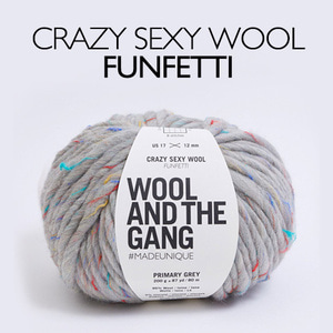 Crazy swxy wool FUNFETTI(100%wool)