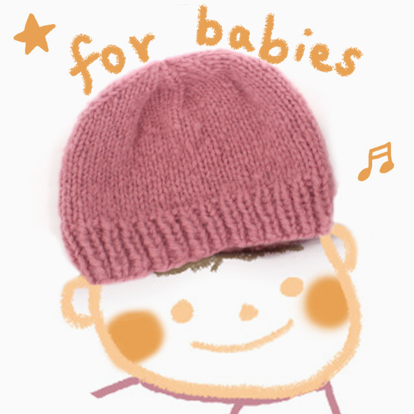 Cashmere beanie for babies