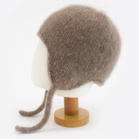 cashmere earflap hat kit